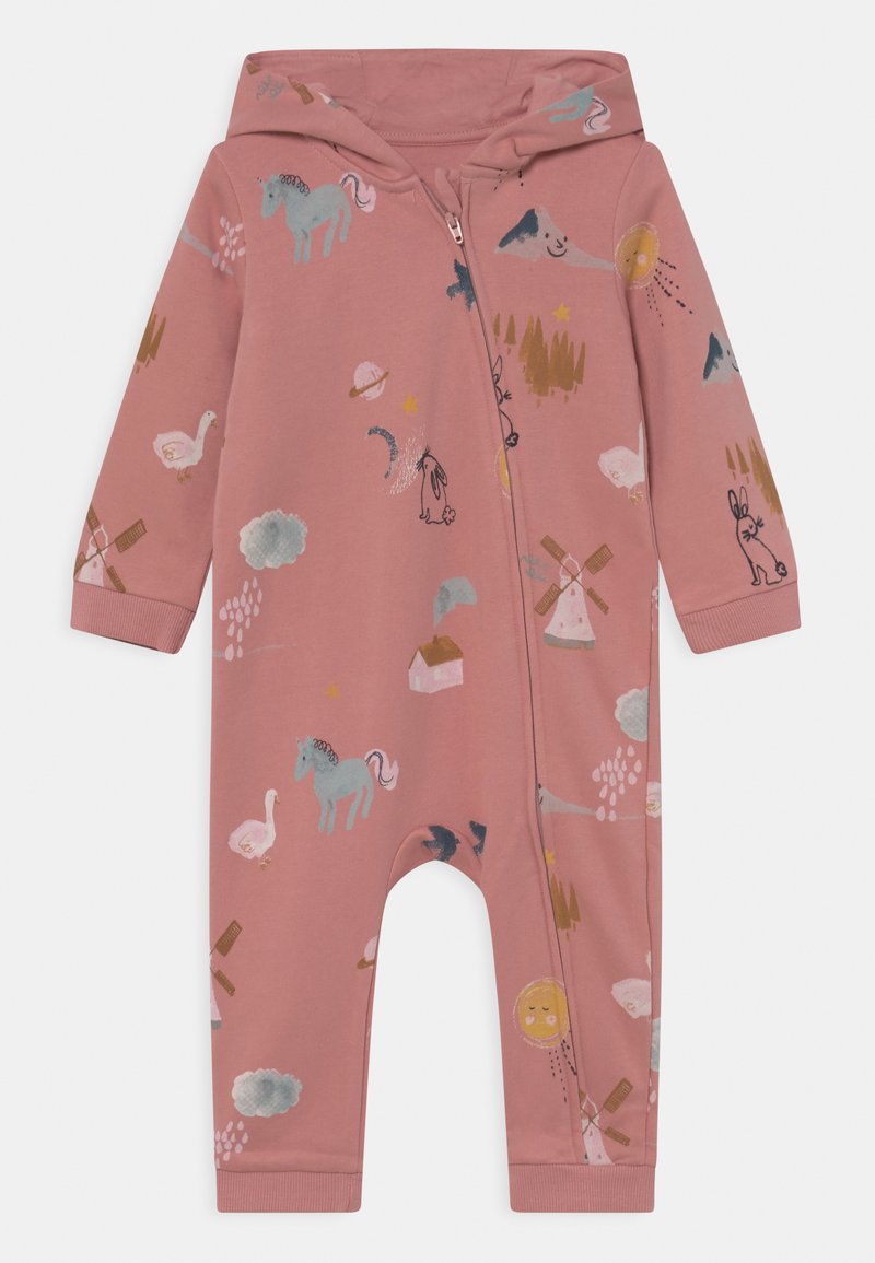 Marks & Spencer BABY GIRL HOODED Jumpsuit tea rose/pink Zalando.at