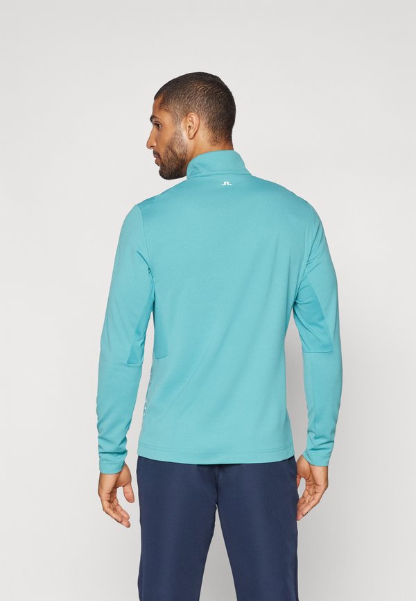 LEON QUARTER ZIP MID LAYER - Long sleeved top - teal2