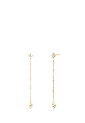 Rosefield, LONG DIAMOND STAR EARRINGS - Earrings - gold-coloured