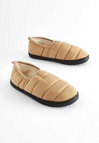 Next WATER REPELLENT QUILTED - Domácí obuv - camel