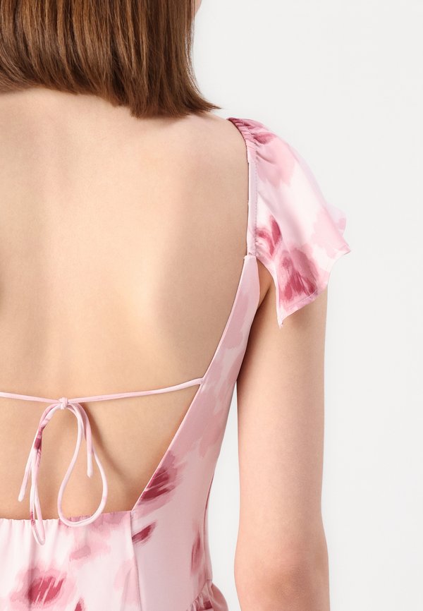 FLUTTER DIPPED WAIST MIDI  - Day dress2