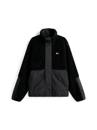 ESSENTL MIX TEDDY - Flīsa jaka - black