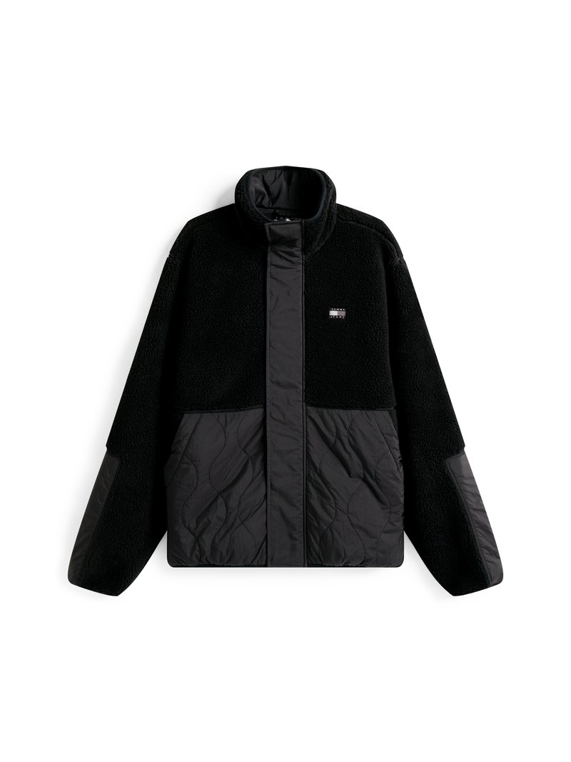 Tommy Jeans Fleecejas zwart Tommy Jeans Fleecejas zwart