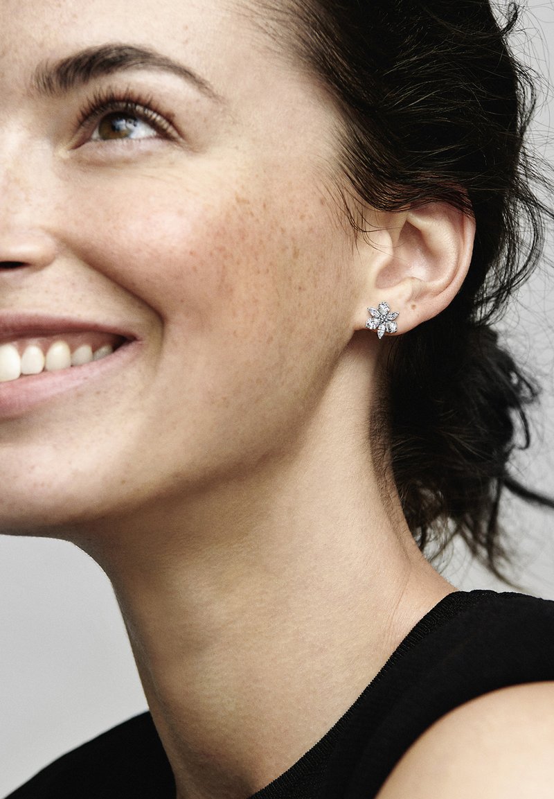 Pandora HERBARIUM CLUSTER  - Uhani - silver coloured