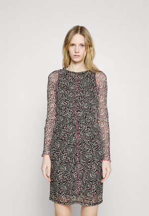 BOSS EKEN SHEER DETAIL - Vestito casual - black