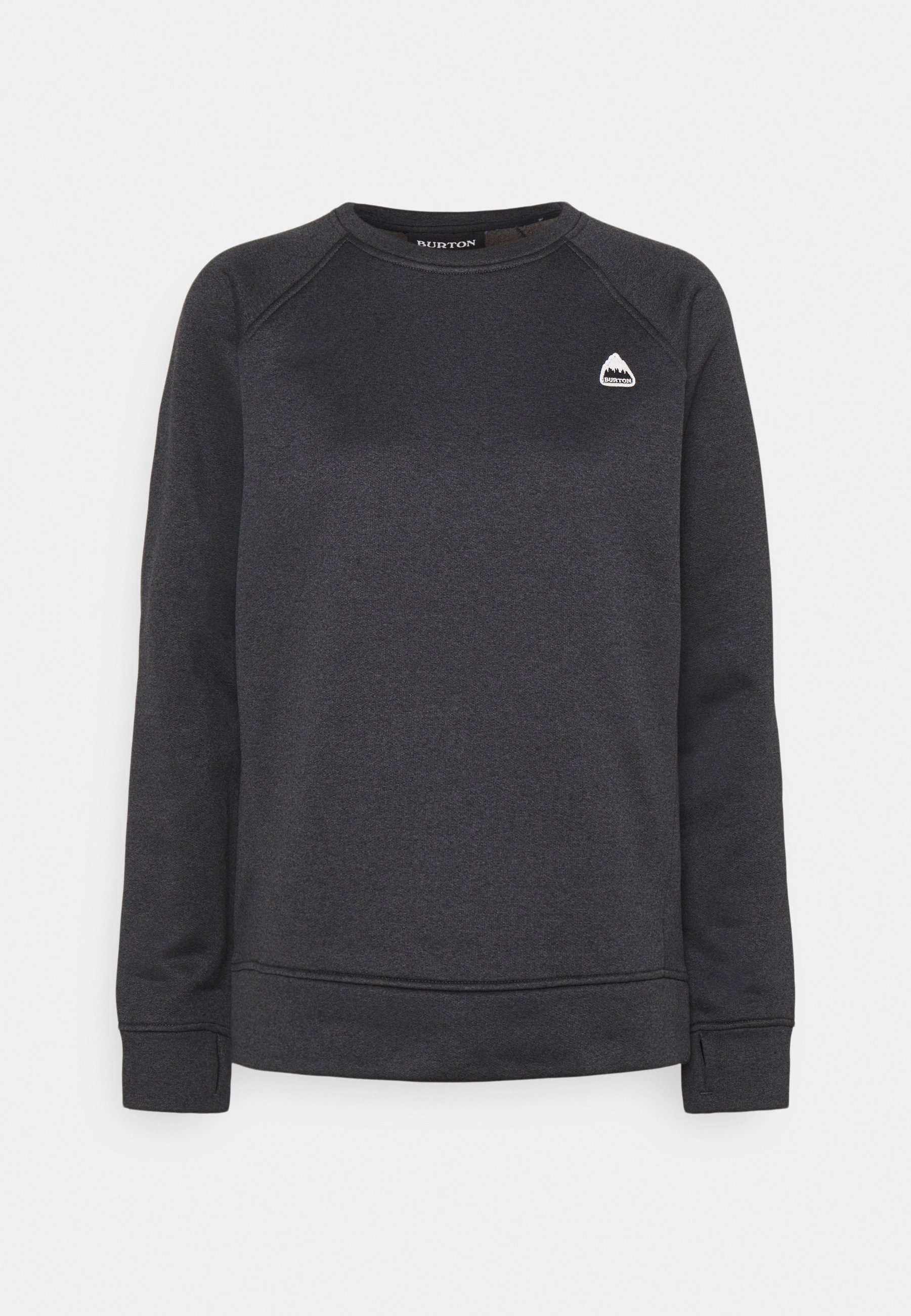 Burton OAK CREW Felpa true black heather/nero