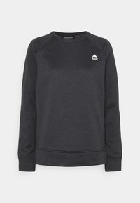 OAK CREW - Felpa - true black heather
