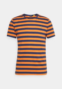 Não selecionado, may orange/light navy