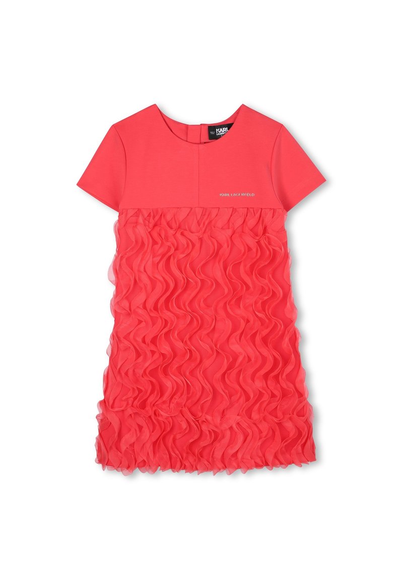 KARL LAGERFELD KIDS Jurk donkerroze KARL LAGERFELD KIDS Jurk donkerroze