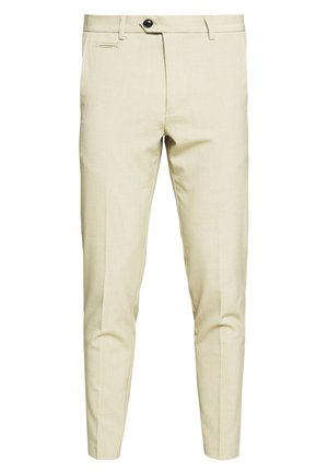 SLIM FIT CLUB PANTS - Vászonnadrágok - sand