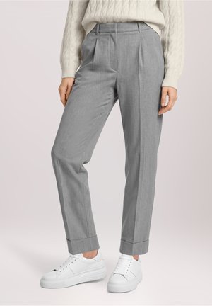 Betty & Co, BETTY & CO MIT BÜGELFALTE STIEFELHOSE - Pantalon classique - grey melange