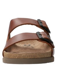 Mephisto Mules - chestnut