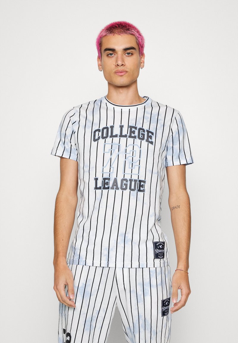 Brave Soul SET - Fato de treino - optic white/blue