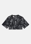 JUNIOR TEE UNISEX - Αθλητικό μπλουζάκι - black/grey