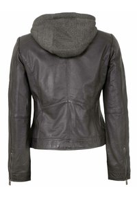 Lederjacken24 FRANCIS - Lederjacke - grau