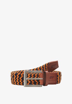 Gevlochten riem - orange