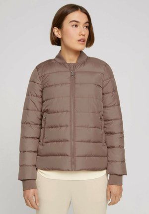 WEIGHT PUFFER - Chaquetas bomber - soft taupe brown