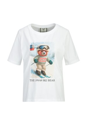 19V69 Italia, 19V69 ITALIA T-SHIRT BELLARA WINTERSPORTS - T-Shirt print - white