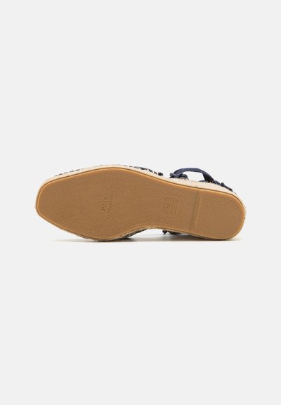 Polo Ralph Lauren WEDGE - Σανδάλια με πλατφόρμα - navy