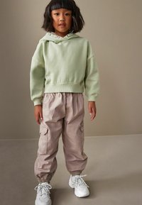 Next CROPPED - Felpa con cappuccio - green