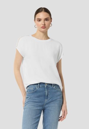 comma casual identity Blouse - weiß
