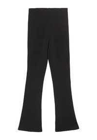 s.Oliver INTERLOCKMIT FLARED LEG - Leggings - Hosen - schwarz