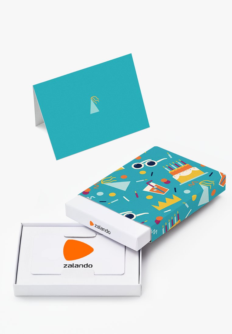 Zalando HAPPY BIRTHDAY Gift card box light blue Zalando.co.uk