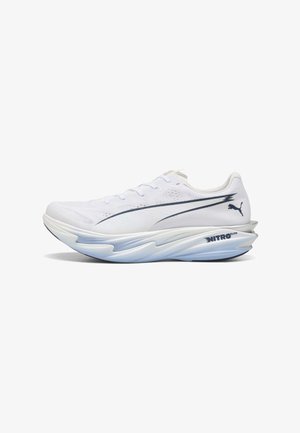 Puma, DEVIATE NITRO™ ELITE 4 LAUFSCHUHE - Laufschuh Straße - white-chambray blue-persian blue