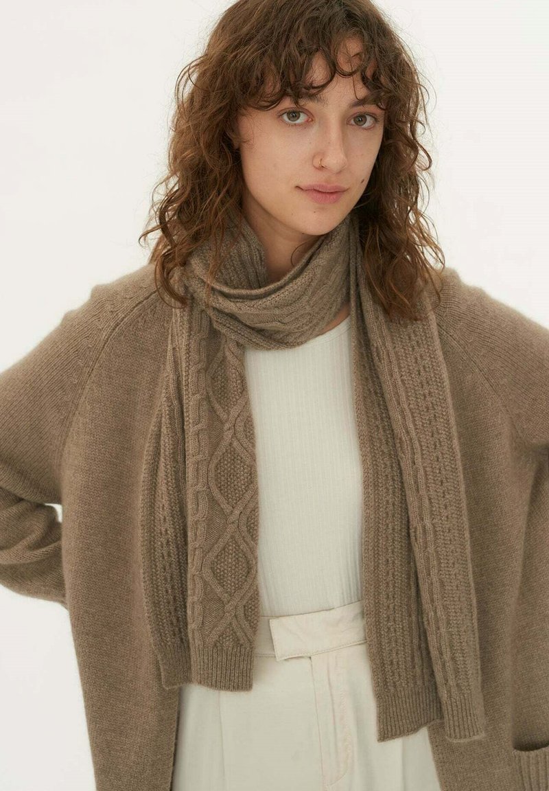 GOBI Cashmere NATUR Écharpe light brown/marron clair ZALANDO.FR