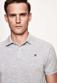 Hackett London SLIM FIT LOGO - Poloshirt - light grey