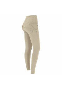 Freddy PUSH UP WRUP® VITA ALTA SUPERSKINNY NAVETTA - Jeans Skinny - beige
