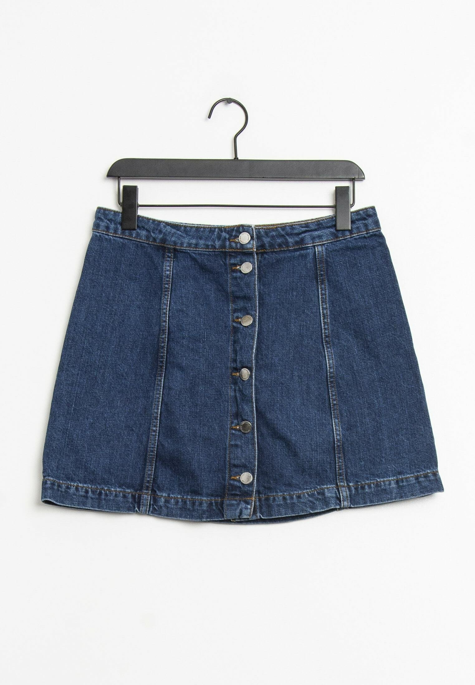 Topshop Falda acampanada - blue/azul - (Segunda mano) Zalando.es