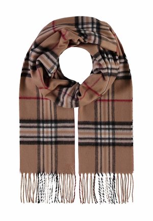 Sjaal - mottled light brown