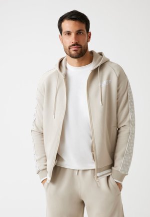 KAPUZE - Felpa con zip - beige