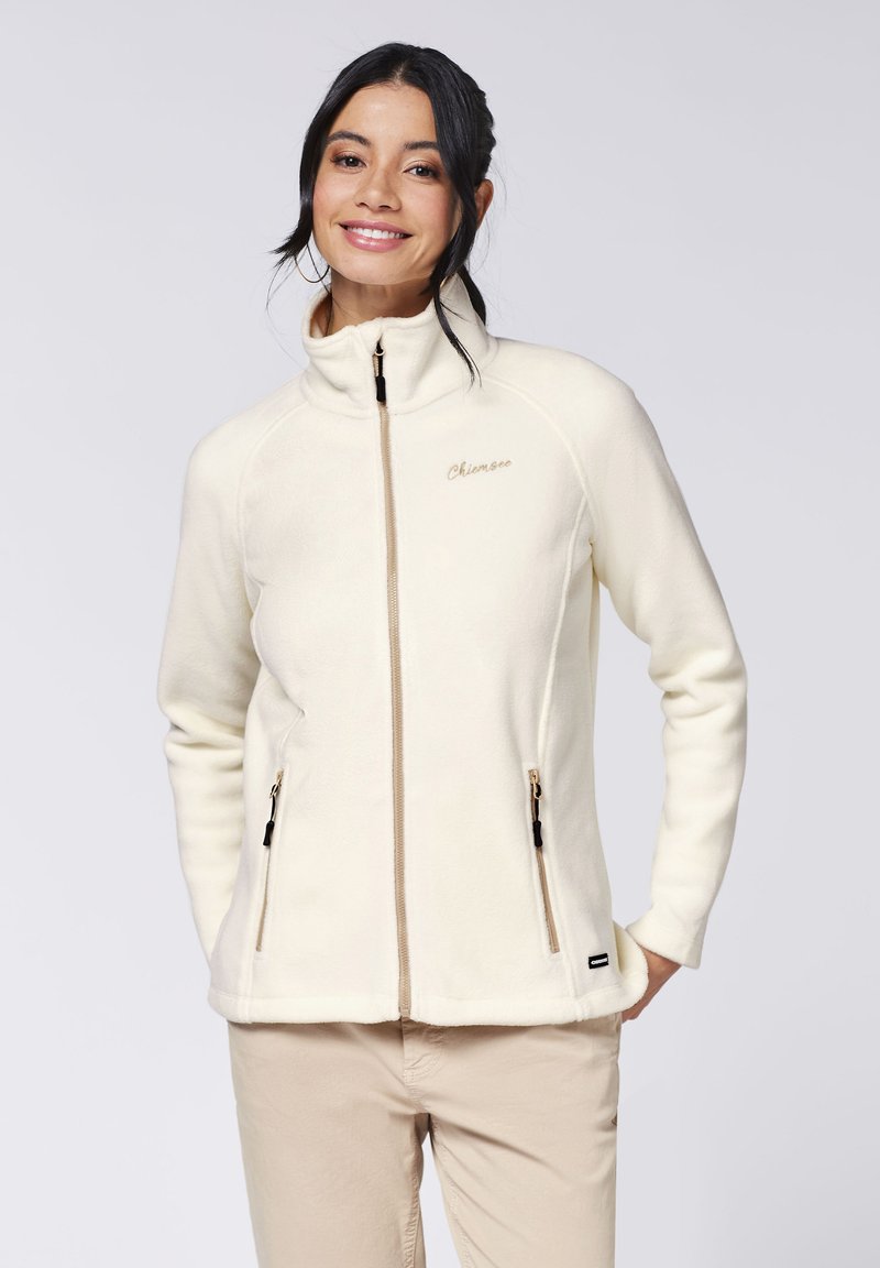 Chiemsee IM BASIC-LOOK - Fleece jacket - marshmallow