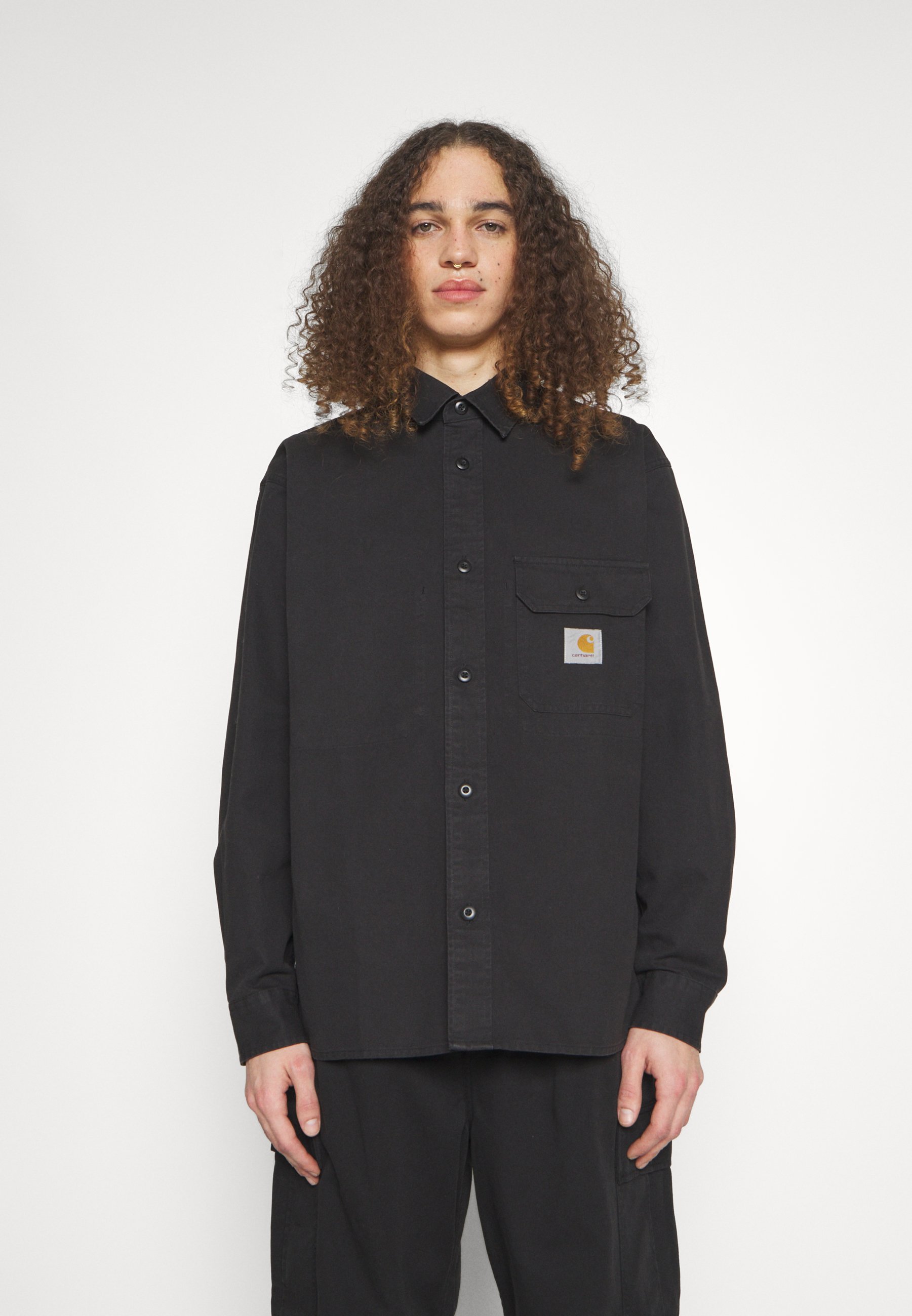 Carhartt WIP RENO SHIRT - Summer jacket - black - Zalando