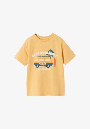 Vertbaudet, T-Shirt print - gelb