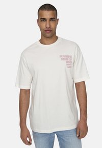 Only & Sons KENNY KURZARM  - T-Shirt print - weiß