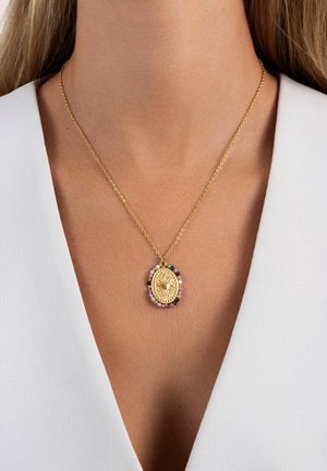 Singularu Medallion Stones Sun - Collier - gold coloured