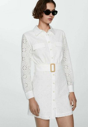 SHIRLY - Shirt dress - blanc