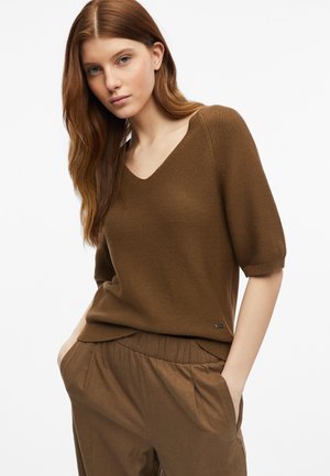 s.Oliver, T-shirt basic - braun