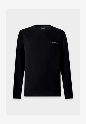 Emporio Armani, SLEEVE CREW NECK - Φανέλα - black