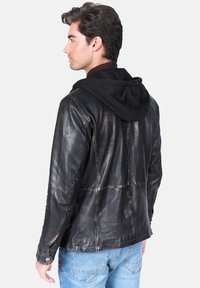Freaky Nation COOL WAY - Chaqueta de cuero - used black