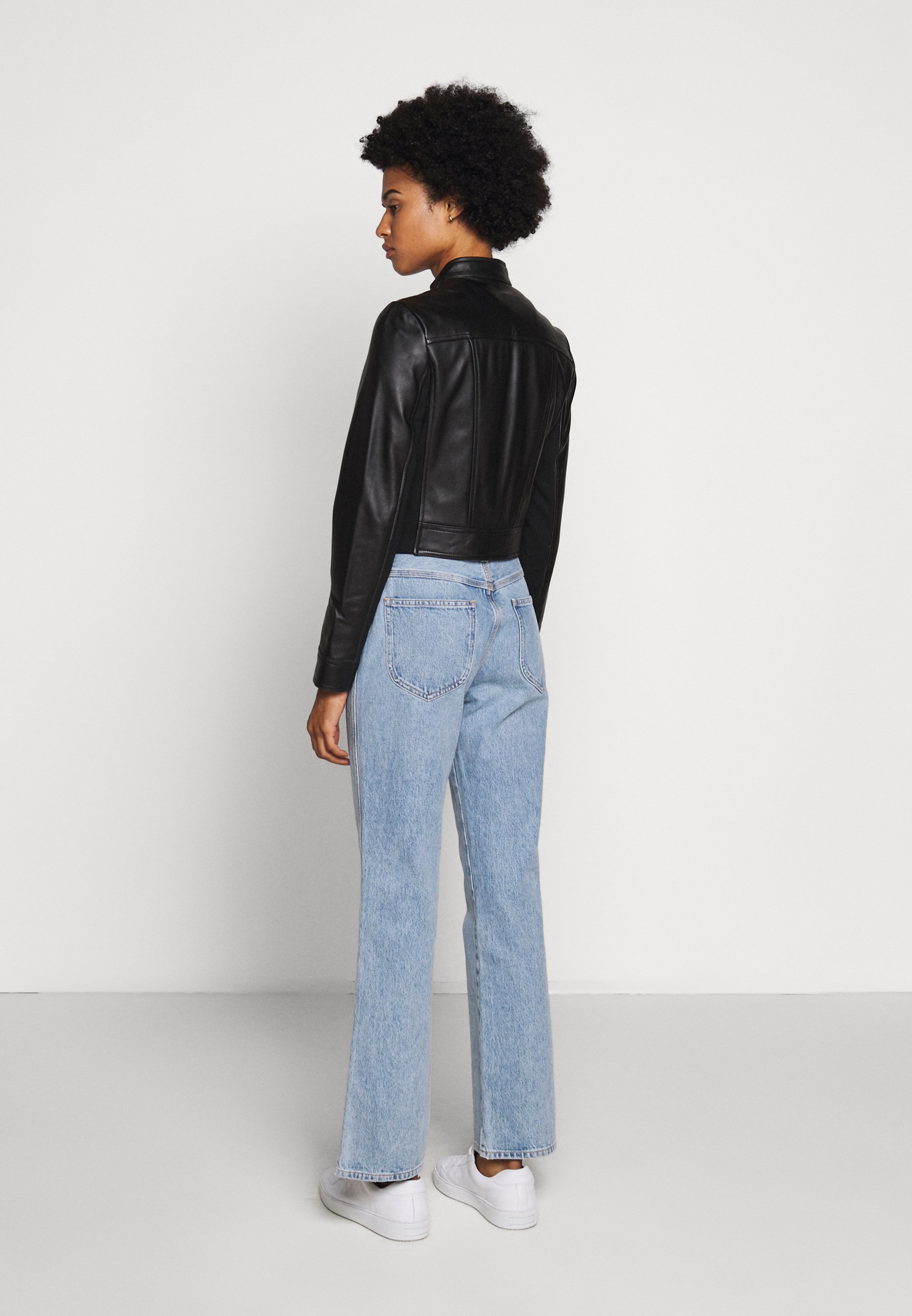 MICHAEL Michael Kors PONTI COMBO Skinnjakke black MICHAEL Michael Kors PONTI COMBO Skinnjakke black