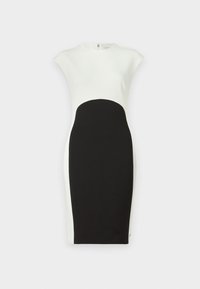 COLORBLOCK DRESS - Shift-haljina - black/egret