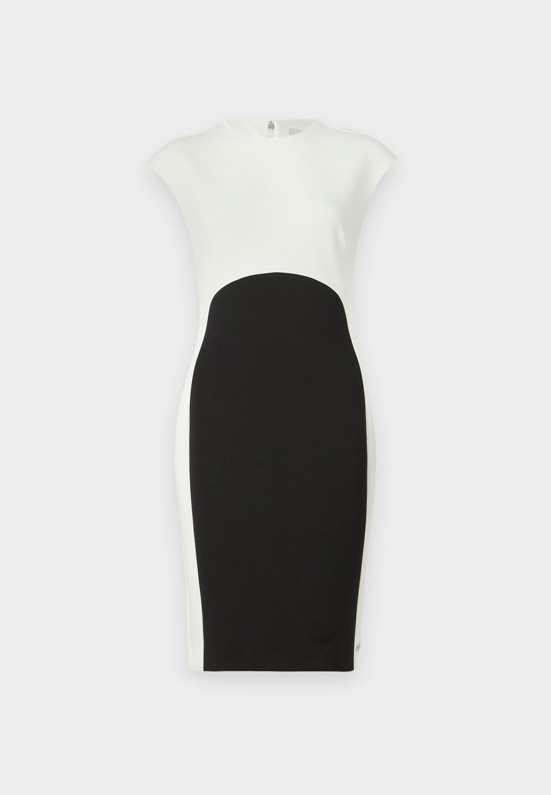 Calvin Klein COLORBLOCK DRESS - Shift dress - black/egret/black - Zalando.ie Calvin Klein COLORBLOCK DRESS - Shift dress - black/egret/black - Zalando.ie