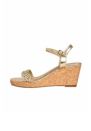 Friends Like These REGULAR FIT - Plateausandalette - gold