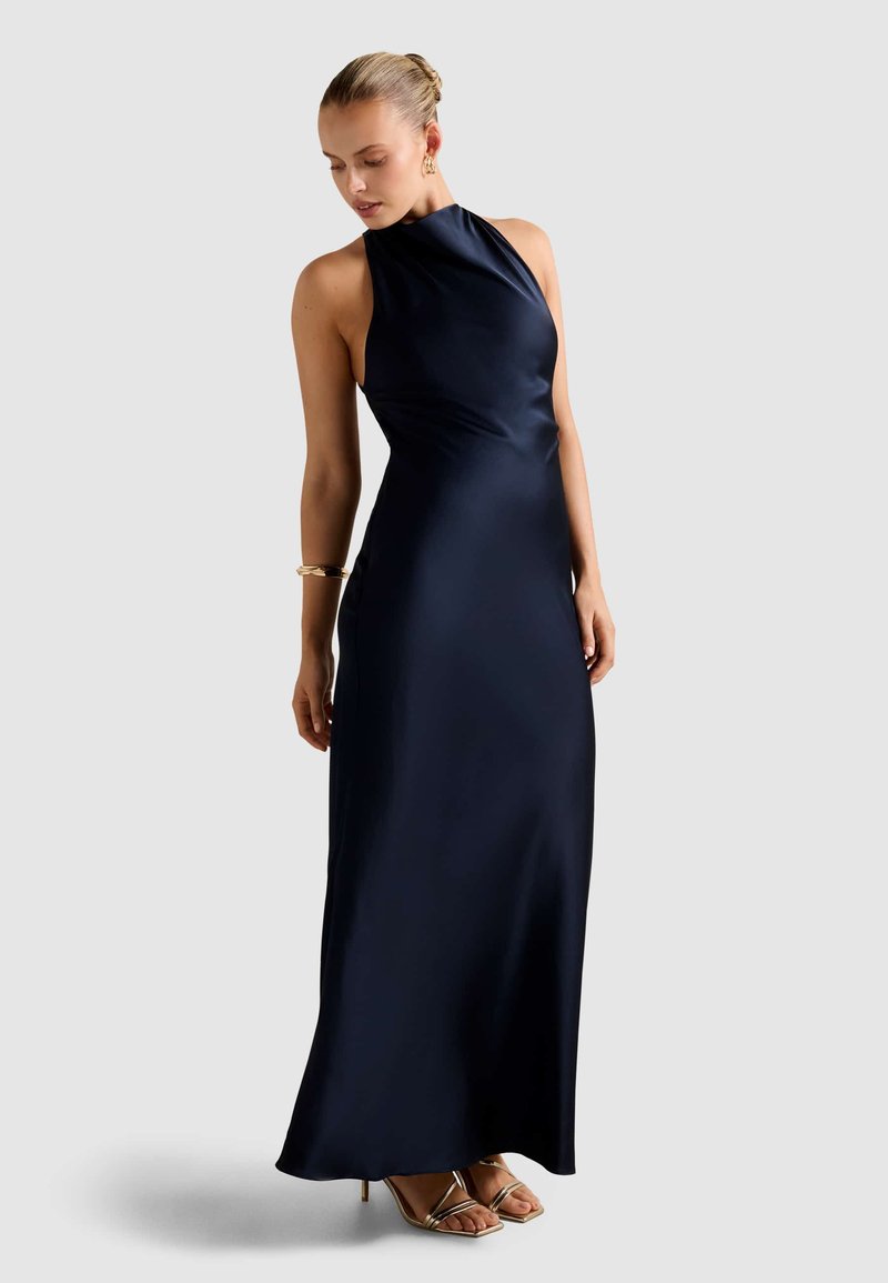 Forever New AUDREY SATIN BACKLESS - Cocktail dress / Party dress -  moonlight/blue - Zalando.ie