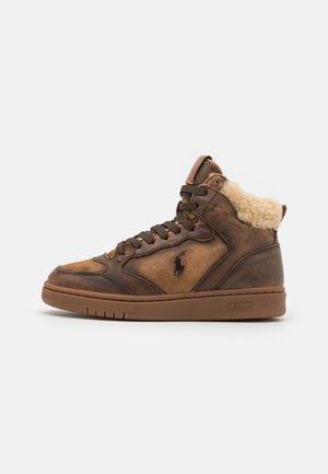 LACE UNISEX - High-top trainers - brown