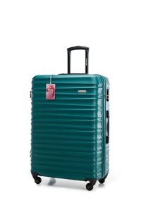 WITTCHEN LARGE SUITCASE WITH LUGGAGE TAG FROM ABS - Trolley - green